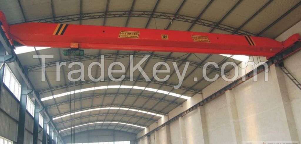 Single beam 10 ton overhead crane