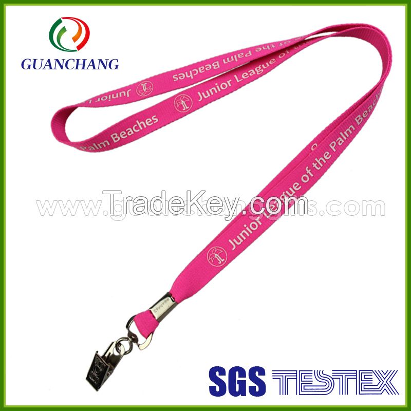 Advertising environment-friendly printed funny polo lanyards for events