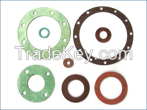 Non-metal Flat Gasket with ptfe asbestos rubber graphite cork mica