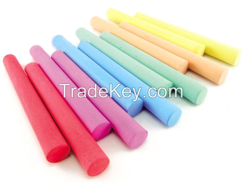 Dustless Teaching Chalk in color box , Blackboard chalk , chalk for school, 100pcs hot sell coloured chalk dustless chalk good for school