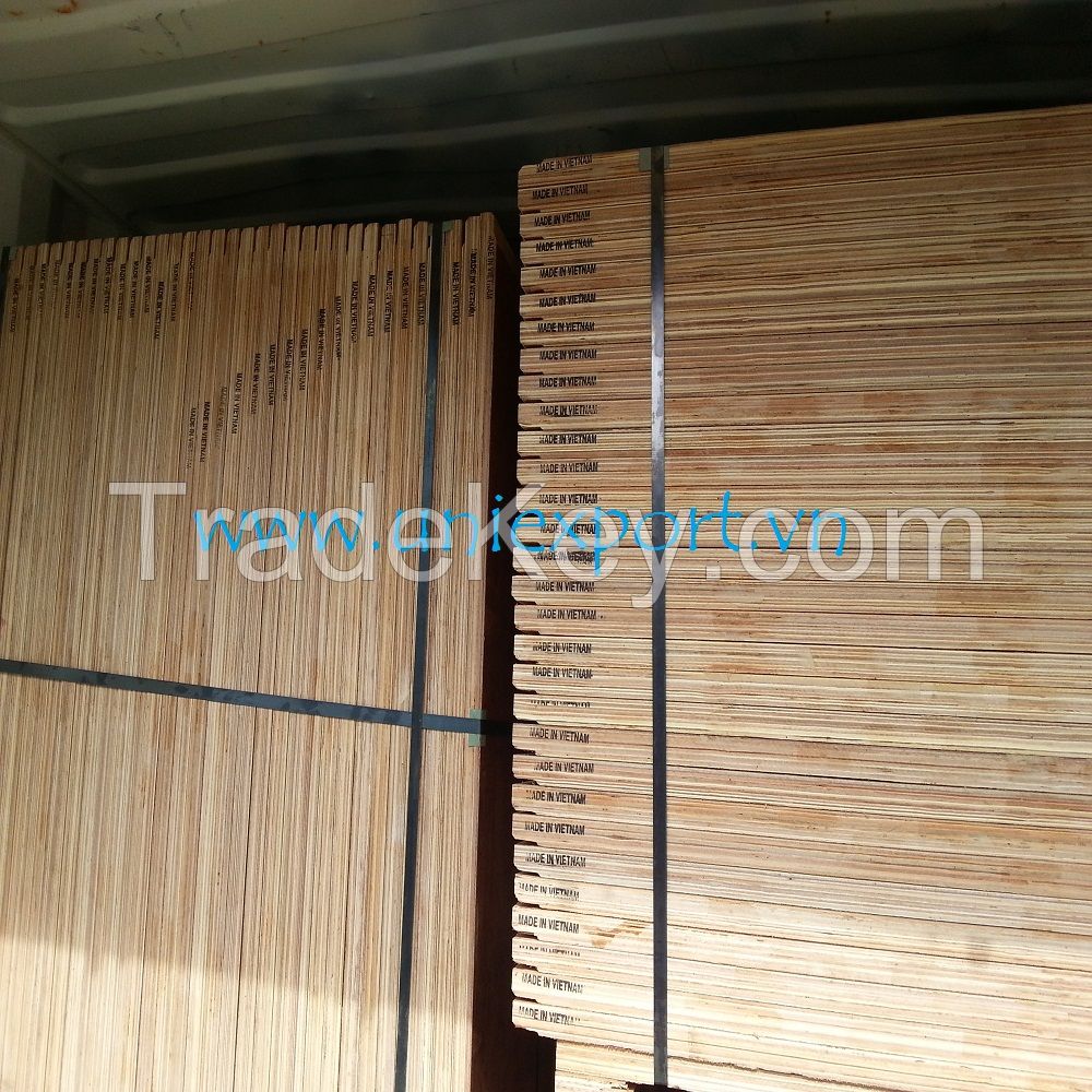 28mm thick, keruing veneer container plywood flooring