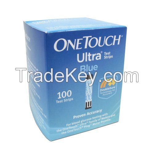 New Test Strips Ultra Blue 100ct (OneTouch)