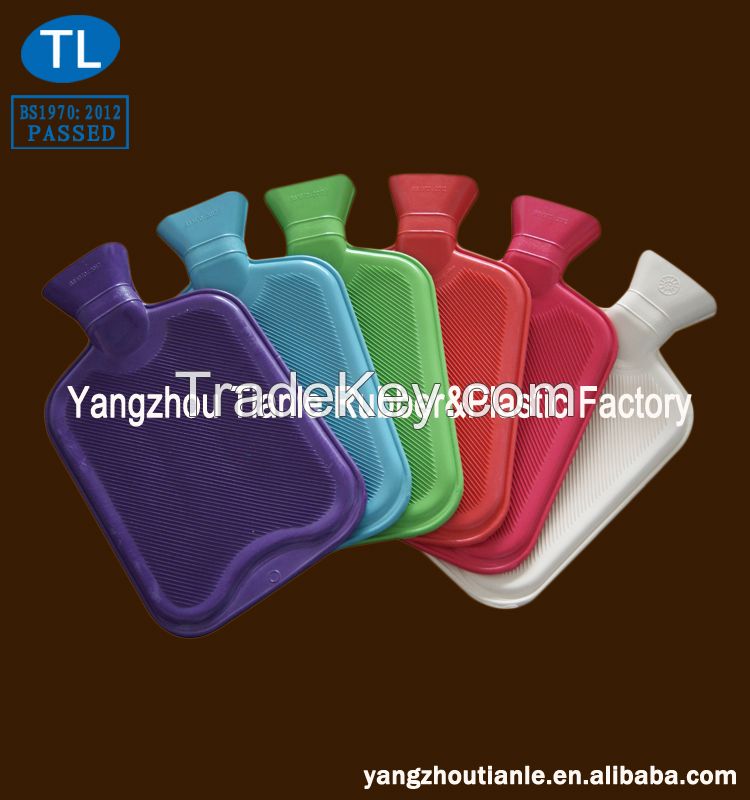 Six colour british standard1970:2012 hot water bbottle 2l