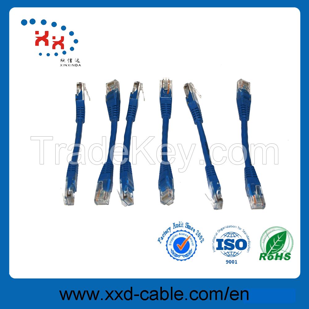 4p twisted pair Rj45 fluke test CU utp cat5e patch cord cable