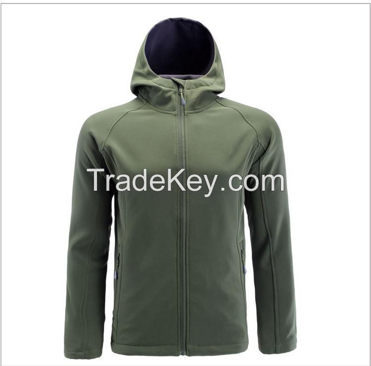 2016 high quality outdoor men's softshell jacket