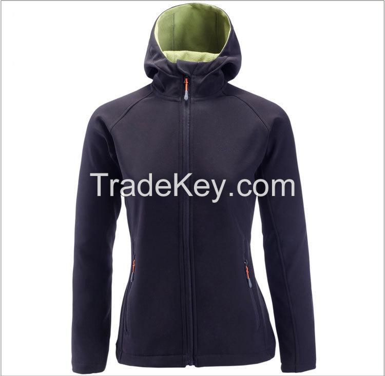 2016 high quality outdoor women's softshell jacket