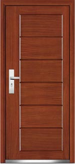 Steel Wood Armored Door