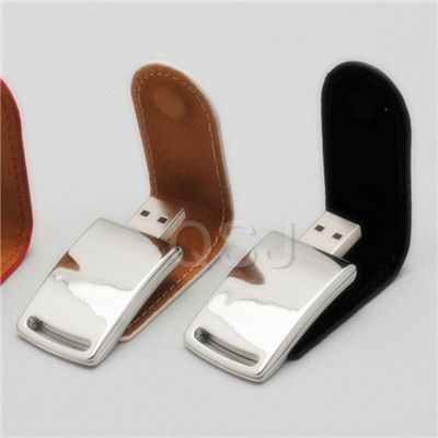 Flash Drive USB 2.0 - leather pendrive, Promotional Gift, Pendrive