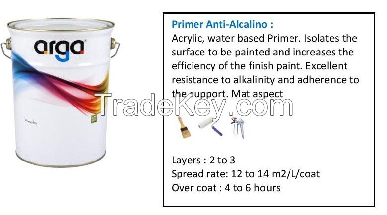 Paint for the building industry