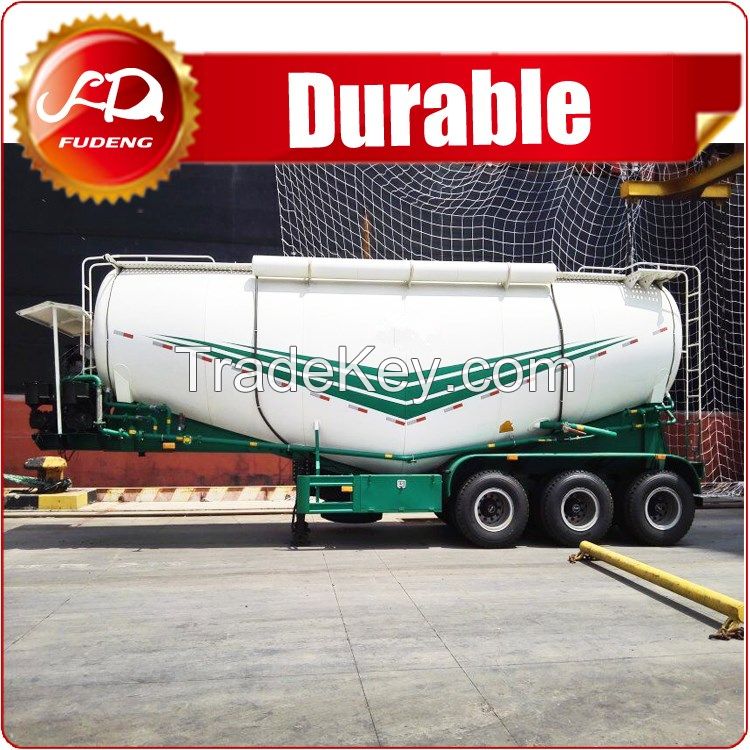 Bulk powder material transport truck tanker , 3 or 2 axle Cement Bulker semi trailer for sale in Pakistan