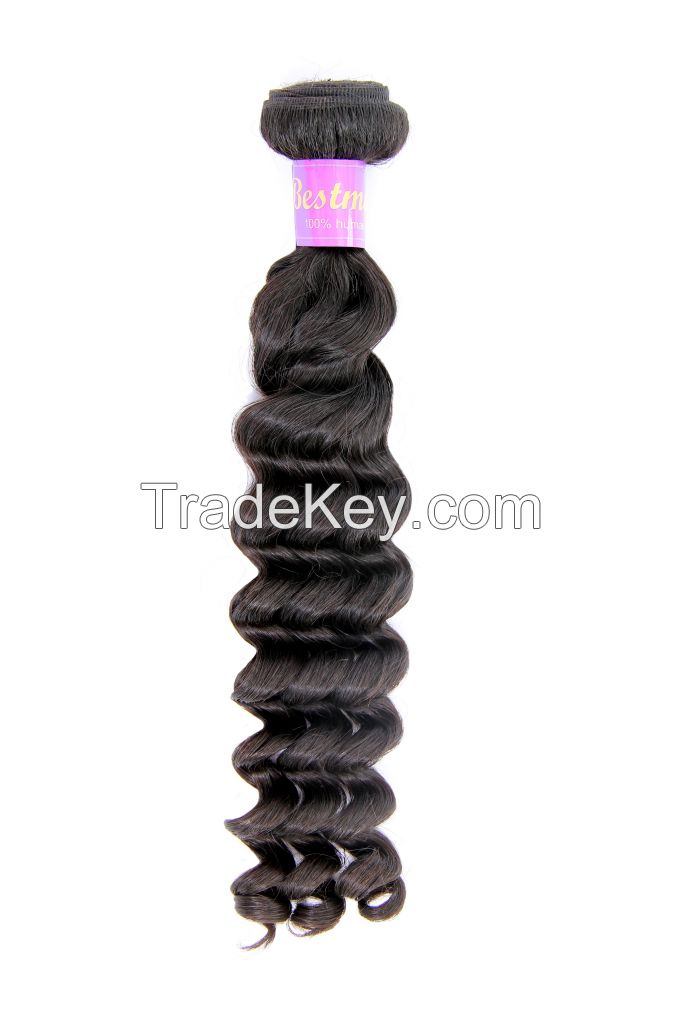 Indian Virgin Wigs Make Up Human Hair Extension Deep Wave