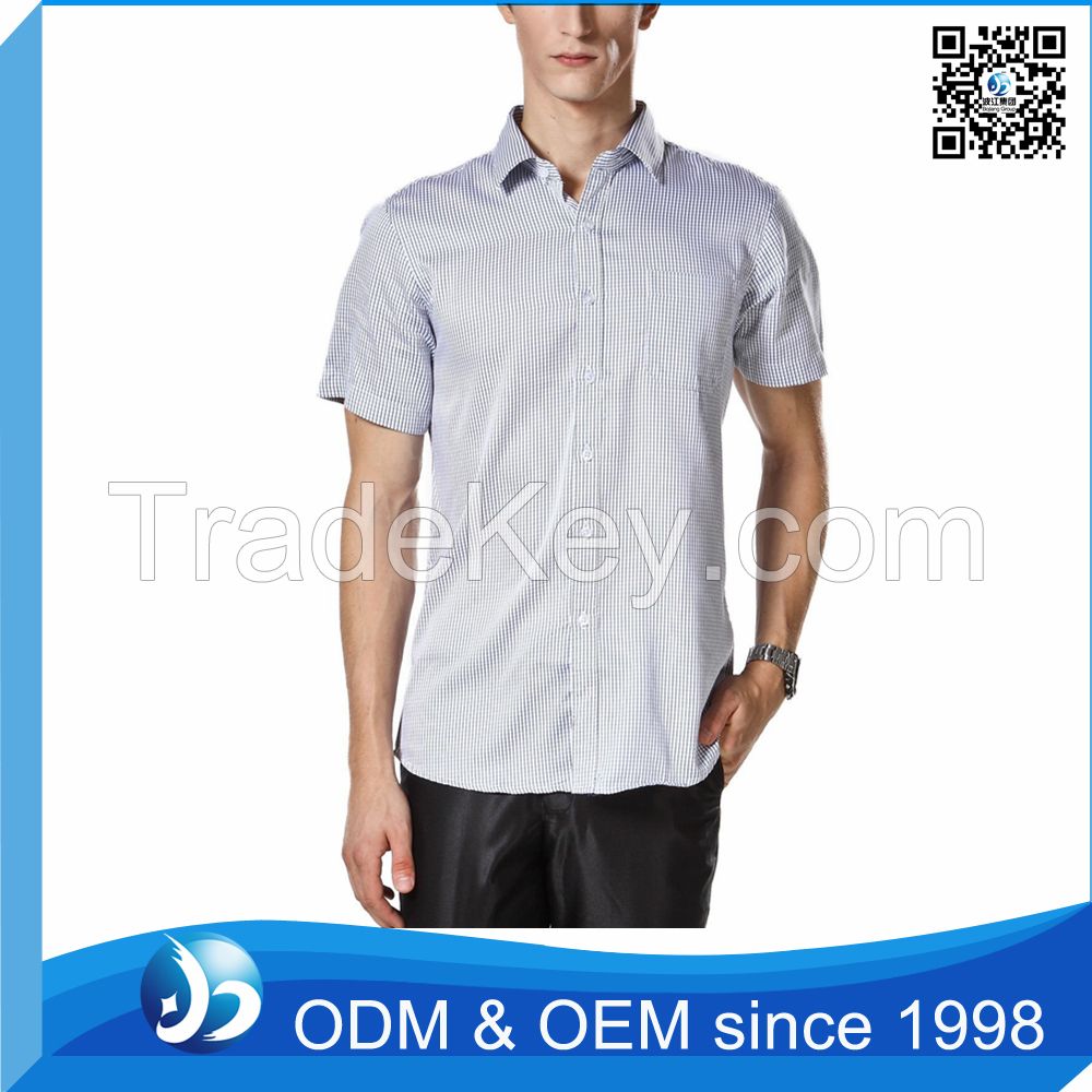 Custom Stitching Men's Stylish Two Tone Shirt