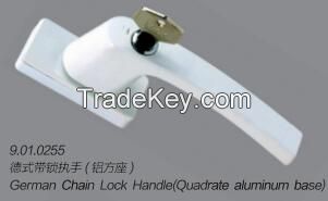 German chain lock handles