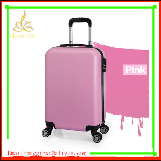 4 wheels abs travel luggage bags trolley suitcase luggage set