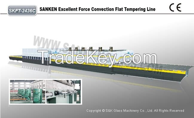 LNEA DE TEMPLADO DE VIDRIO HORIZONTAL DE CONVENCCIÓN FORZADA (Up Force Convection Horizontal Glass Tempering Line)