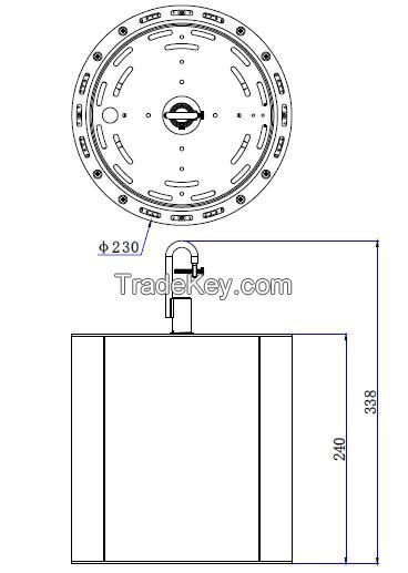 GL-08D Long life time 80W low price down light led