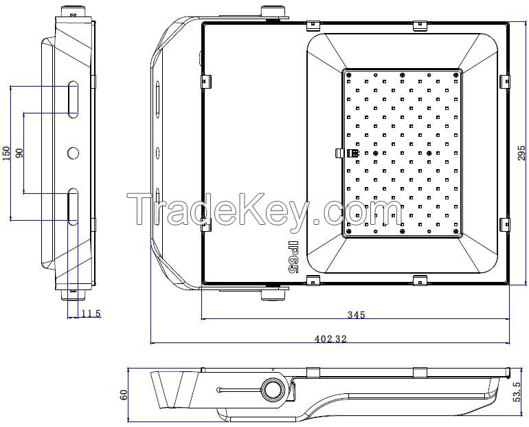 GL-07B High power industrial 100w led flood light