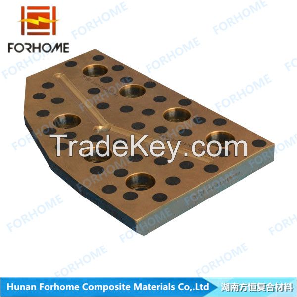 Bimetal Bronze/Brass/Copper Alloy Steel Self-lubricating Clad Sliding Plate