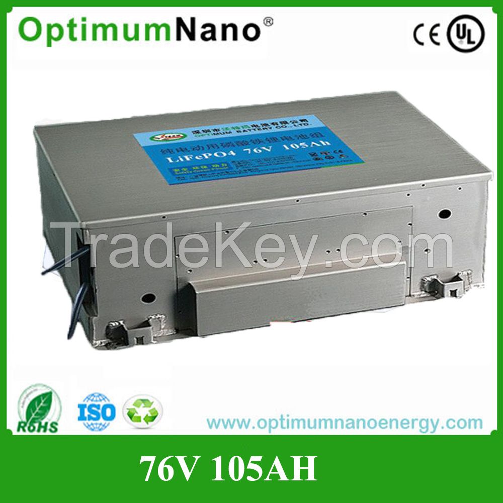 72v 150ah lithium ion battery for electric vehilce