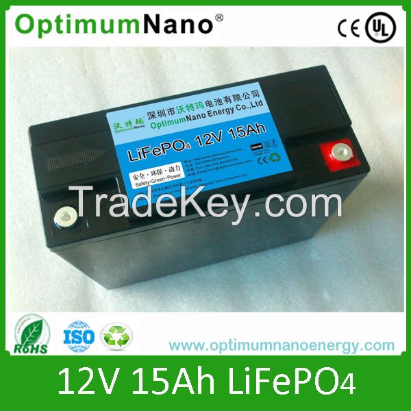 OptimumNano 12v series SLA case lithium ion battery