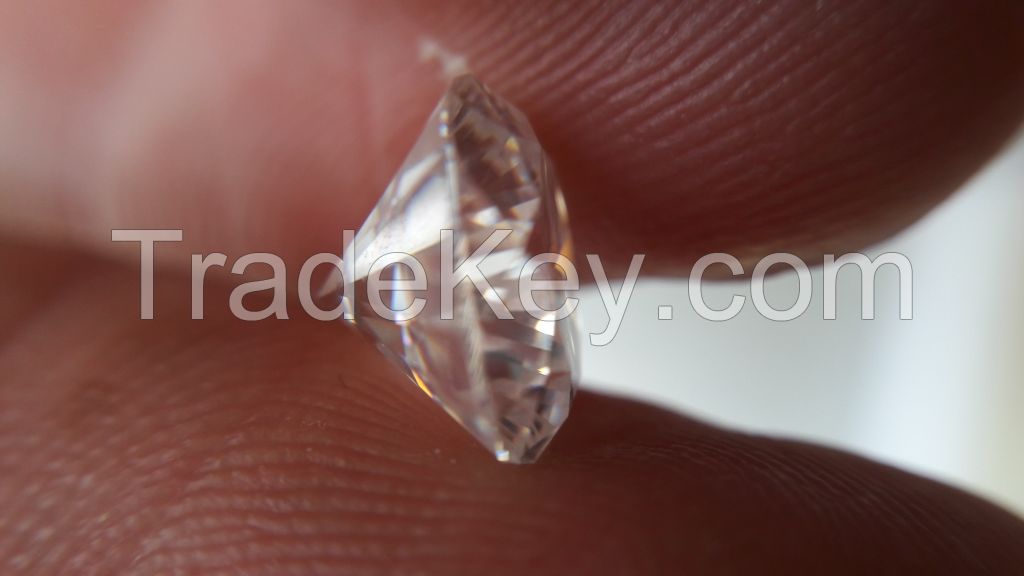 Loose Round Brilliant White  Moissanite Diamond 