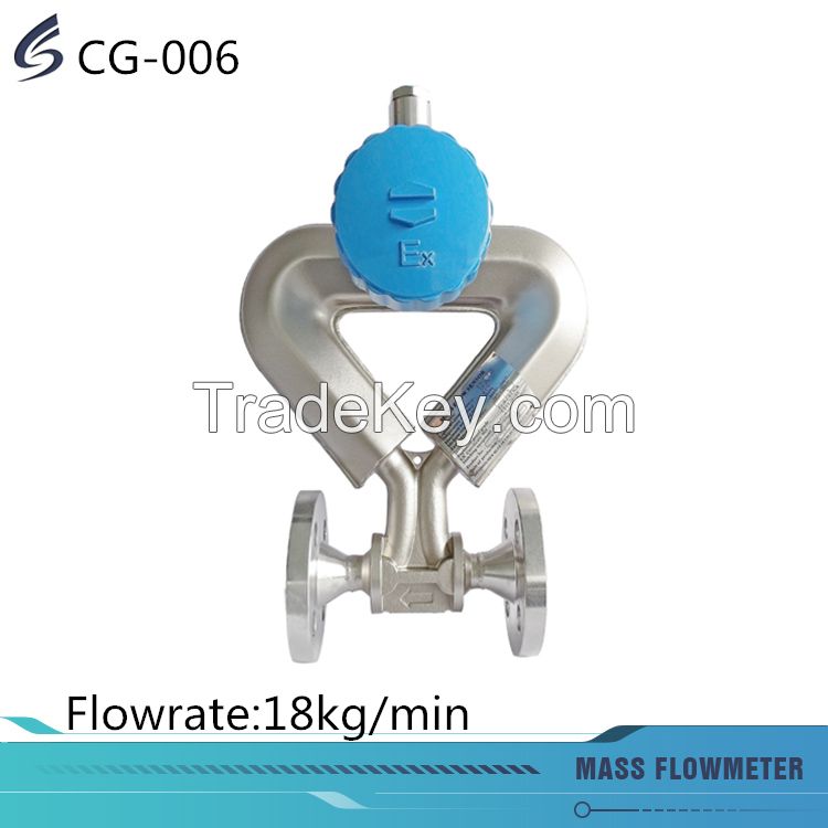 High accuracy mass flow meter with flow rate 18kg/min