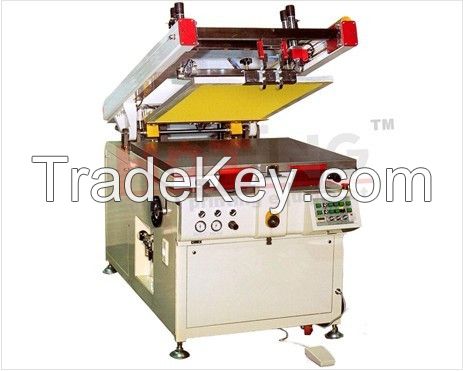 Clam shell semi automatic screen printing machine