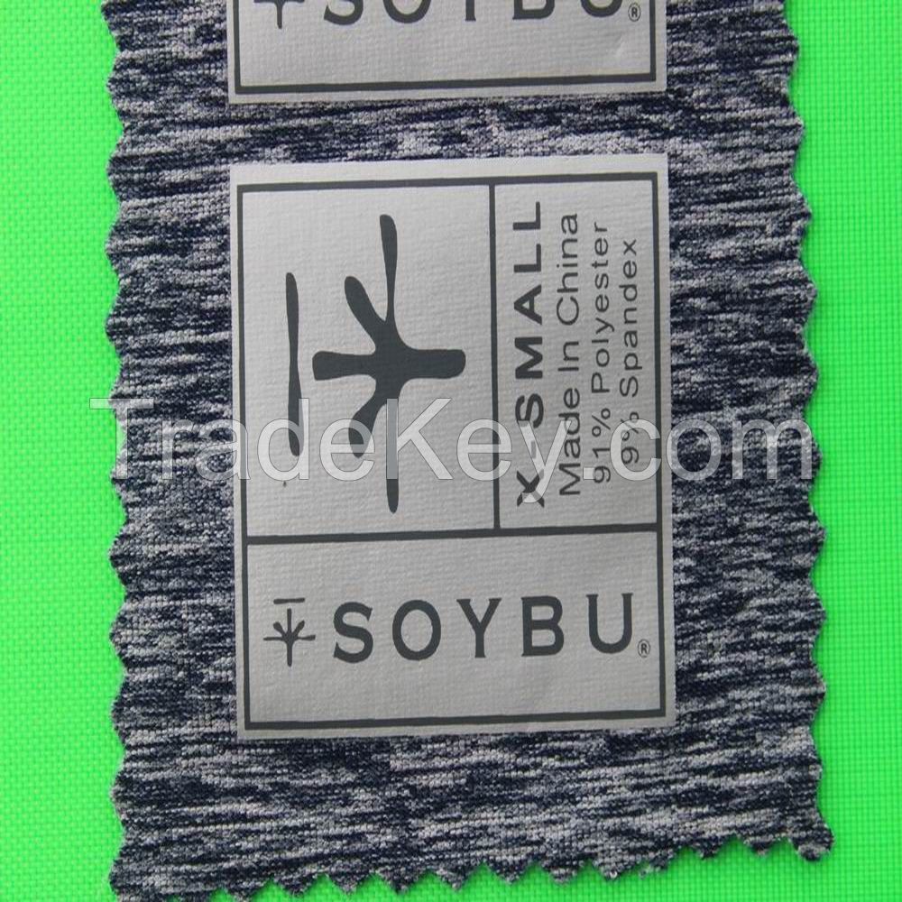 Wholesale factory fashion heat transfer main labels for clothing