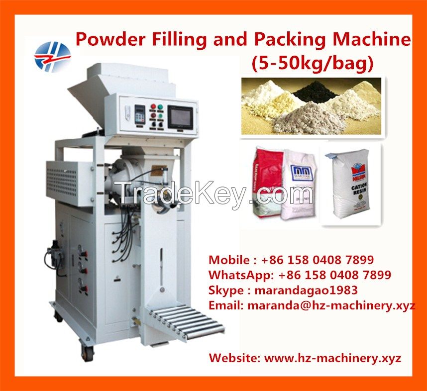 Powder Packing Machine/ 5-50kg Automatic Weighing and Packing Machine for/Powder Filling Machine