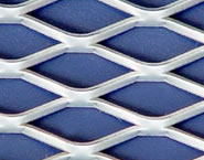 Expanded steel plate mesh