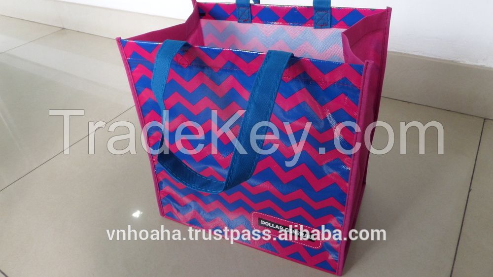 the best quality pp woven shopping bag made in Vietnam, shopping bag