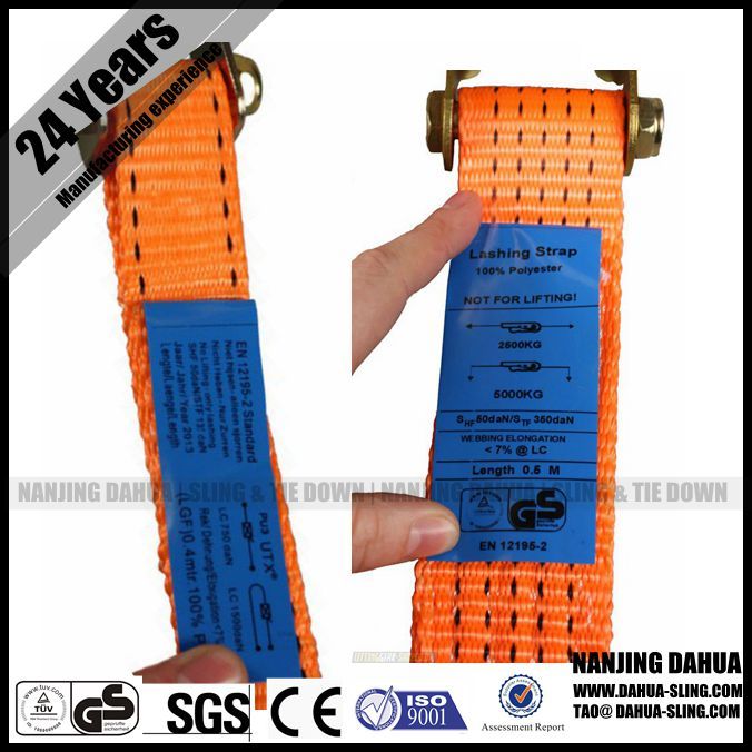 2'' ratchet cargo lashing Factory ISO