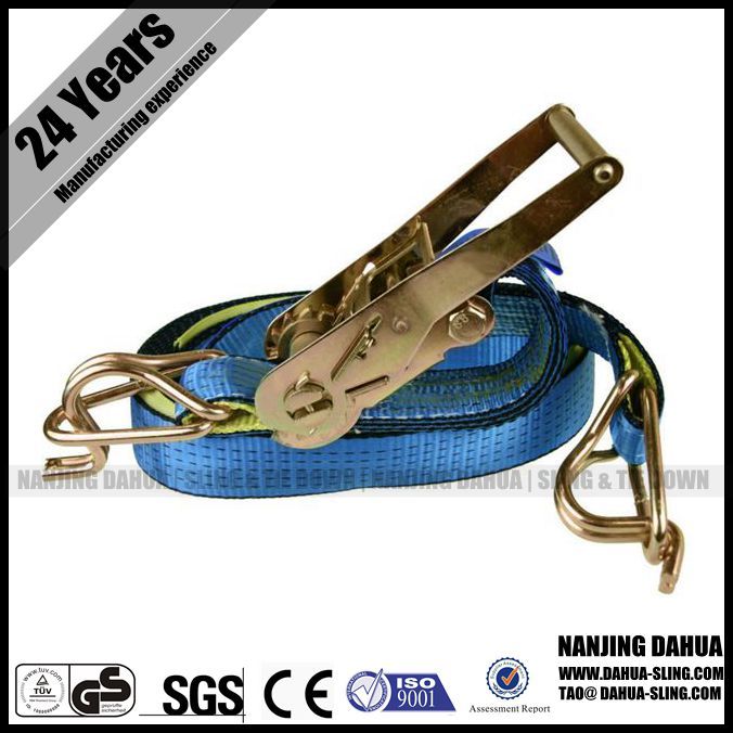 Ratchet strap with Hook & Keeper Factory ISO