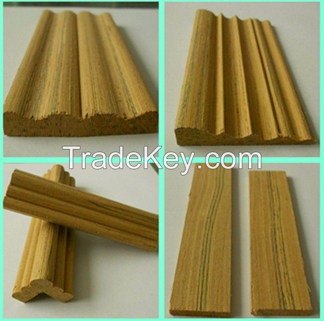 exterior wood moulding decorative wire moulding, High Quality door lipping, wood beading