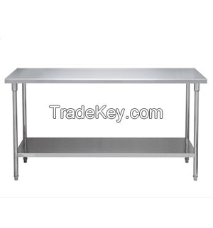 Stainless Steel Worktable with Under Shelf for Kitchen and Hotel