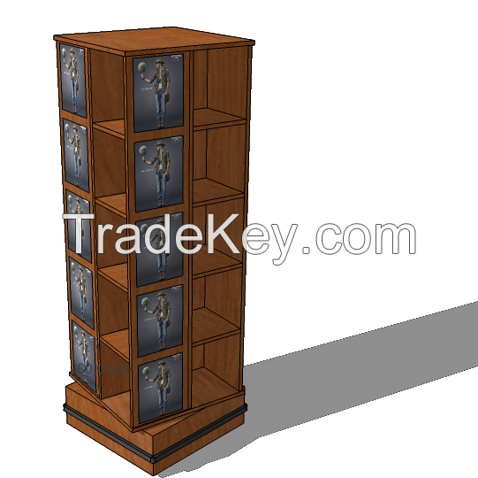 Revolved Spinner Cabinet And Wooden Spinner Cabinet