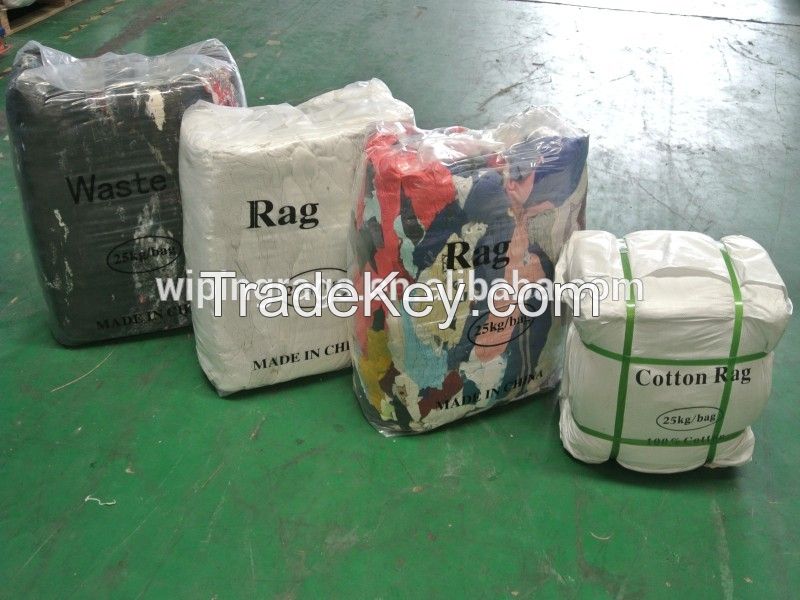 white used bed sheeting cotton wiping rags