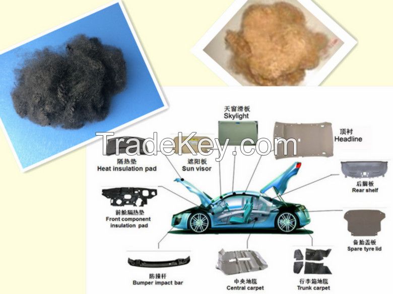 Polypropylene/PP Staple Fiber/PPSF for Automotive Interiors 