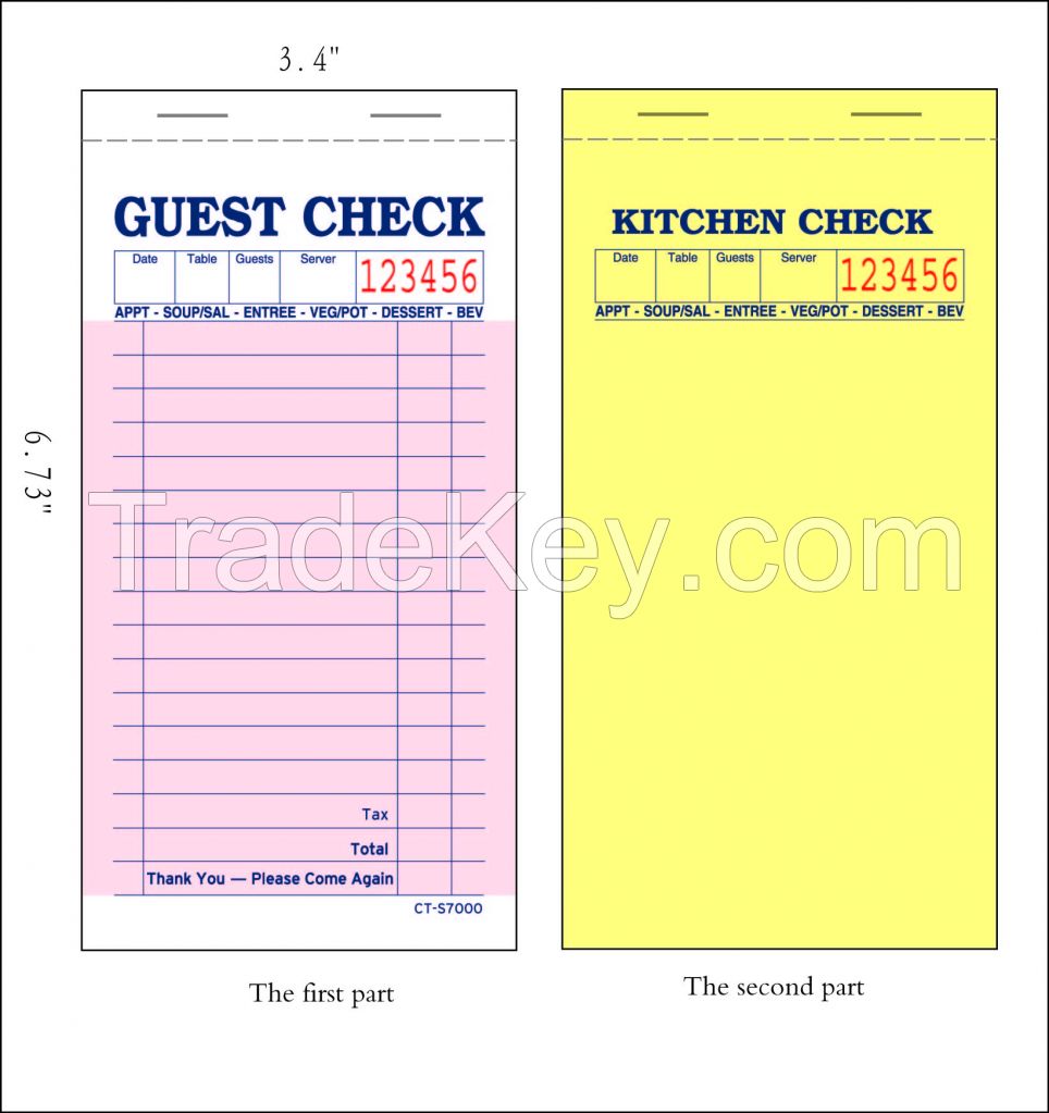 CT-S7000 GUEST CHECKS