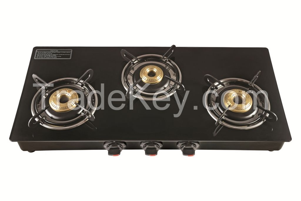 LPG GAS STOVES - GLASS TOP