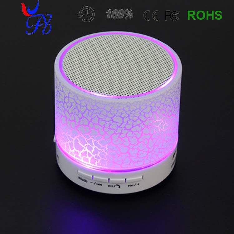 Wholesale Mini LED Light Bluetooth Speaker With CE Rohs FCC