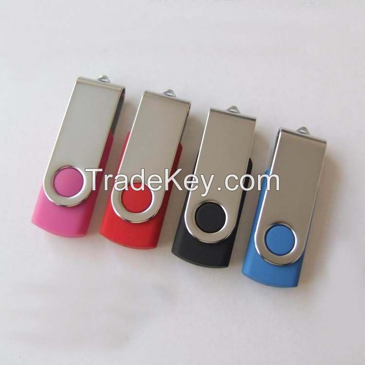 OEM usb flash memory pen drive 1gb 2gb 4gb 8gb 16gb 32gb Cheap swivel usb flash drive with free logo 