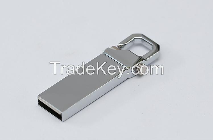 Hook Clip Lock Metal 16G Micro USB Flash Drive Storage Memory Stick