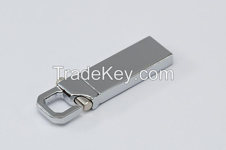 Hook Clip Lock Metal 16G Micro USB Flash Drive Storage Memory Stick