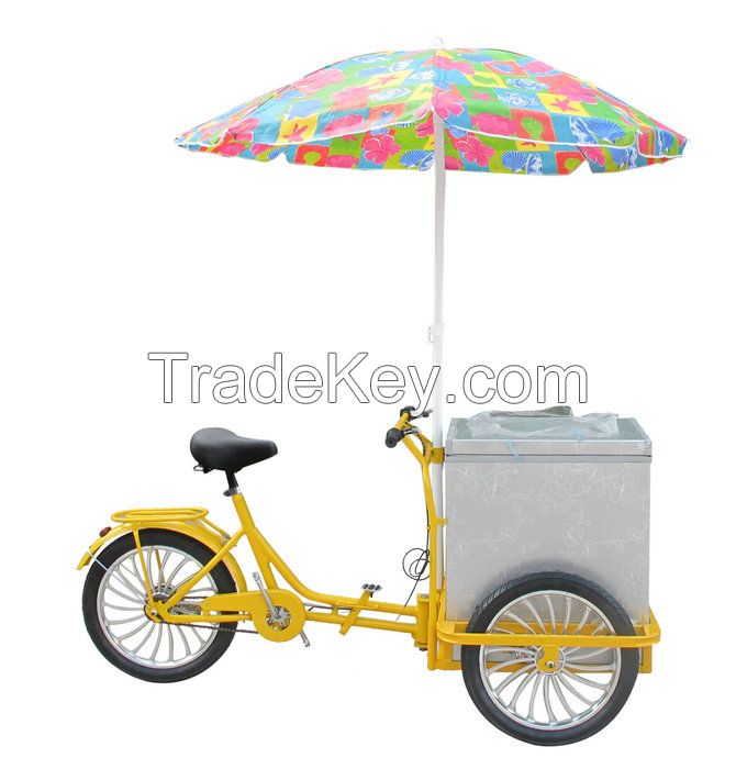 street vendor tricycle iceberg cerame