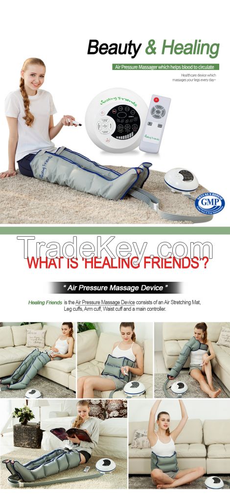 'Healing Friends' - AIR RESSURE MASSAGER (LEG CUFFS)