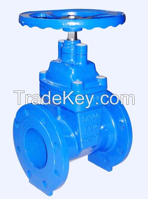 Soft seated DIN3352 Resilient gate valve