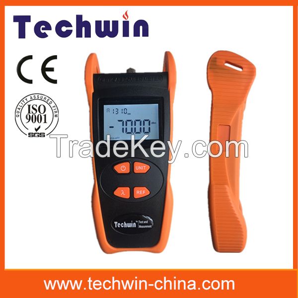 Techwin Portable Optical Fiber Power Meter TW3208E optic powermeter