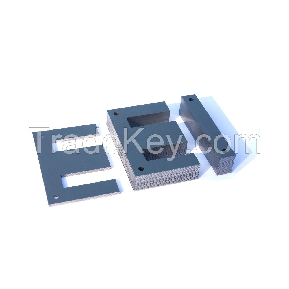 cold rolled Silicon Steel Lamination E I U T shape strip in transformer core 