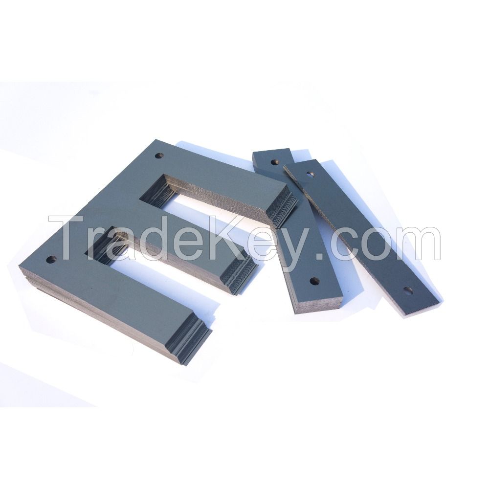 cold rolled Silicon Steel Lamination E I U T shape strip in transformer core 